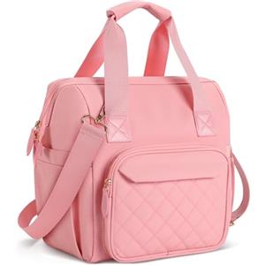 ISEYOU Borsa Termica Porta Pranzo 20L, Borsa Frigo Fodera Anti-Perdite & Ampia Apertura, Riutilizzabile Borse Termica Portatile Multitasche, con Tracolla Regolabile per Lavoro, Ufficio, Picnic, Viaggi