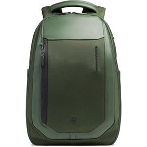 PIQUADRO Zaino da viaggio porta pc 14" in tessuto riciclato