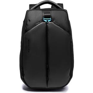 PIQUADRO - Zaino - Porta PC 15,6" - 2 scomparti - in Tessuto e Bio-based material - Unisex - Colore Nero