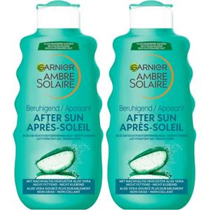 Garnier Ambre Solaire Lenitivo After Sun Milk, prolunga l'abbronzatura e idrata, 175 ml (Confezione da 2)