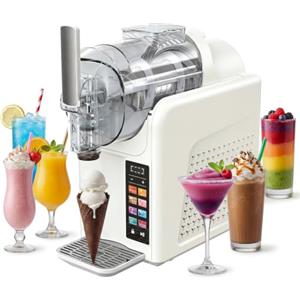 serebrant Macchina per Granita,granitore per granite slushie machine,Macchina per slushy da 2L,7 programmi preimpostati Adatto per preparare gelati, frullati, milkshake, cocktail ghiacciati e margarita