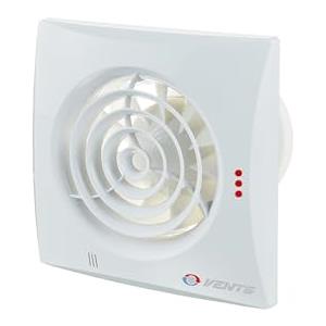 Vents VEN-100-QUIET - Aspiratore a basso rumore per bagno o cucina, ventola standard per condotti da 100 mm, bianco