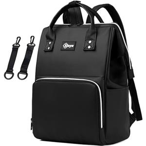 Bestele Zaini Fasciatoio, Borsa Fasciatoio con Tasche Termiche Multifunzione Grande Capacità, Zaino Fasciatoio Unisex per Mamma e Papà con Scomparti con Ganci