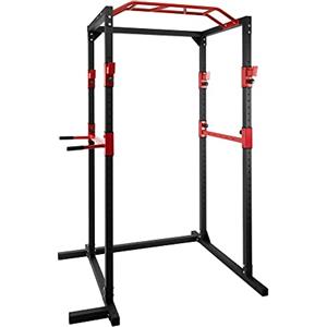 Ultrasport Multifunzione Power Rack, Basic Power Rack, Fitness Rack, per Un Allenamento Efficace di Tutto Il Corpo, Palestra Domestica, Solida Struttura in Acciaio, per Principianti e Professionisti