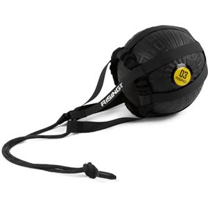 RISINGFIT Borsa a sfera medicinale, corda per palla medica, rotazione, oscillazione e registrazione, oscillazione Kettlebell nera, rotazione russa, oscillazione contro rotazione e oscillazione del martello