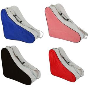 Auratrove Borsa per pattini da ghiaccio di grande capacità con 3 scomparti, nylon resistente e design leggero per pattinaggio a rotelle da viaggio