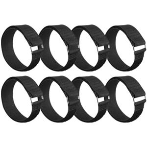 HOMOCONO Ramponi Antiscivolo per Scarpe, 4 Paia in Nylon e Metallo