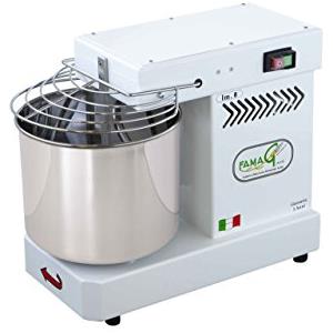 Famag Impastatrice 8 Kg Macchina del Pane Pizza, Acciaio Inossidabile, Made in Italy