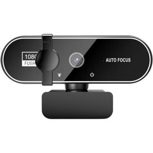 NEIQIUWING Webcam USB 4K per PC e laptop, videocamera streaming Full HD con microfono, webcam & Play per corsi online, videoconferenze e live streaming, design compatto (1080P)