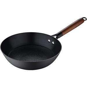 MasterPRO Wok Ø24x7,5cm in ferro pressato con rivestimento ceramico MasterPRO