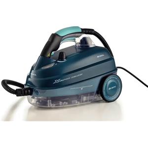 Ariete 4146 XVapor Deluxe, Pulitore a Vapore Mobile, 5 bar, Vano Portaccessori Integrato, Autonomia fino a 55', Cavo 6 m, 1500W, Blu