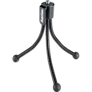Hama Pratico mini treppiede (treppiede con gambe flessibili e clip di fissaggio) nero