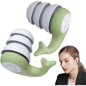 Generico Tappi per le orecchie che annullano il sonno, per le orecchie da nuoto per le donne - Protettore uditivo riutilizzabile soft - Dormino in silicone resistente all'acqua Protezione per i tappi per le or