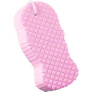 Generico Spugna Da Bagno Esfoliante - Spugna Da Bagno Per Rimuovere Le Cellule Morte | Strumento Riutilizzabile Per Lo Scrub Corpo Morbido Per Bambini E Adulti Per La Doccia Quotidiana (Rosa)