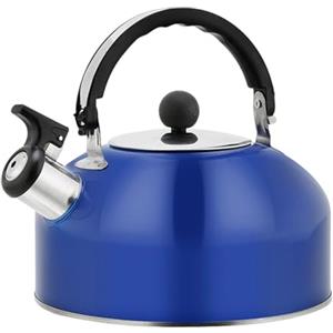Bvizyelck Bollitore Teiera A Fischio, 1,8 Litri Bollitore Con Fischietto In Acciaio Inossidabile, Bollitore Per Fornelli A Induzione, Gases, Teiera Con Fischietto, Bollitore Con Fischio Per Induzione E Fornello