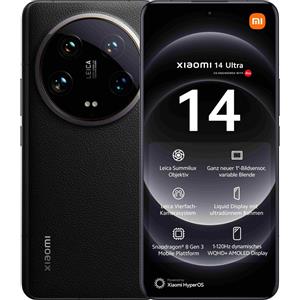 Xiaomi 14 Ultra Black Smartphone Dual Sim, RAM 16GB, 512GB