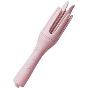 Generico Ferro arricciacapelli automatico, rotazione automatica del bigodino - Ferro arricciacapelli automatico con ioni negativi rotante 32 mm,Bacchetta arricciacapelli rotante con rivestimento in ceramica pe