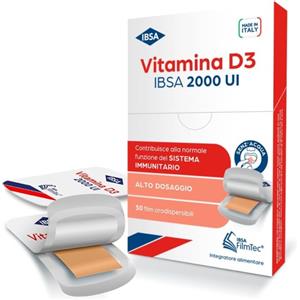 Ibsa Farmaceutici Ibsa Vitamina D3 2000 UI 30 Film Orodispersibili