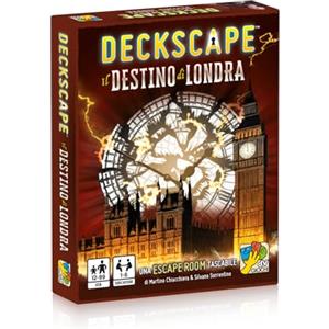 DV Giochi- Deckscape-Il Destino di Londra-Una Escape Room Tascabile-Edizione Italiana, DVG4477, Multicolor