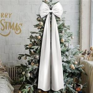 Generico Puntale per Albero di Natale con Grande, Decorazione con Grande da 45x18 Pollici Puntale per Albero di Natale, Fiocchi Decorativi per finestre, pareti, Porte, portici, Cortili