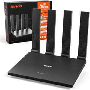 Tenda Router 4G con SIM Modem LTE Cat4 Wi-Fi N300 4G03 Pro V2.0