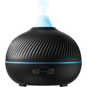 Generico Diffusore Di Oli Essenziali Per Camera Da Letto,Luce Ambientale 7 Colori Alimentazione USB | Diffusore Di Oli Per Camera Da Letto Umidificatore Elettrico,per Hotel Bagno Soggiorno Centro Spa Sala