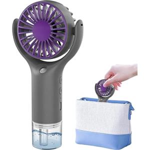 YRTUOP Ventilatore a Portatile - Ventilatore Nebulizzatore Ricaricabile USB a 3 Velocità, Portatile | per All'aperto Ufficio Patio Spiaggia Viaggio Campeggio Giardino Sport
