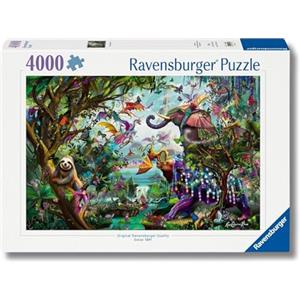 Ravensburger Puzzle 4000 Pezzi Drago Tropicale - Puzzle Adulti +14 anni, 138 x 92 cm, Puzzle per Adulti per Esperti, Collezione 4000 Pezzi, Idee Regalo
