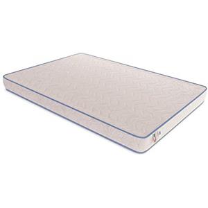 Baldiflex Materasso Singolo con Rivestimento Anallergico, misura 90x200 cm, H 14 cm Basic, Ortopedico Medio Rigido 100% Made in Italy