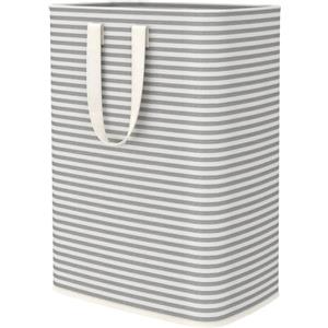 Lifewit Cesto Portabiancheria, Cesta Portabiancheria Pieghevole, Portabiancheria Sporca con Manici Allungati, Laundry Basket per Camera da Letto, Bagno e Lavanderia65L, Grigio