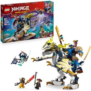 LEGO NINJAGO Mech Cavalca-Drago di Rogue - Set con Drago Giocattolo e Mech - 4 Minifigure tra cui Lloyd e Arin e Spada Rivelatrice - Regalo per Bambini da 8 Anni Fan di La Rivolta dei Draghi - 71843