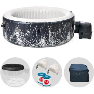 Intex PureSpa Bubble Glow Deluxe - Ø196x71 cm - Piscina idromassaggio spa 28494NP