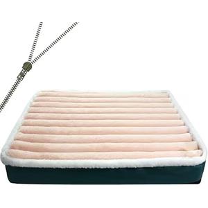 Generic Tappetino ortopedico per cani, con fodera rimovibile con cerniera, materasso lavabile, per cani di taglia piccola, media e grande, in memory foam, antiscivolo (rosa, 50 x 40 x 5 cm)