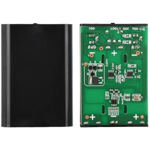 Fegtrtyoa Mini UPS DC 5V 12V con Doppia Uscita, Scatola Batteria Power Bank con 3 Batterie 18650 Saldatura, Scatola Fai da Te
