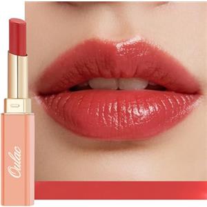 Oulac Rossetto Nutriente Rosso - Nutri e Ammorbidisci le Labbra, Texture Idratante, Lip Care, Idrata e Rimpolpa le Labbra Secche, Vegan, 01 Femme Fatale
