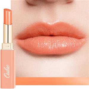 Oulac Rossetto Nutriente Arancione - Nutri e Ammorbidisci le Labbra, Texture Idratante, Lip Care, Idrata e Rimpolpa le Labbra Secche, Vegan, 21 Juicy Melon