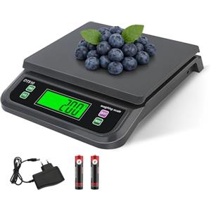 LICHUXIN Bilancia Cucina Digitale 30kg con Funzione PCS Tare e 6 unità