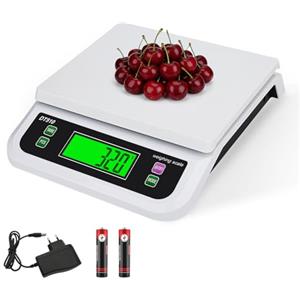 LICHUXIN Bilancia da Cucina 30kg/66lb con Funzione PCS e Tare E 6 unità