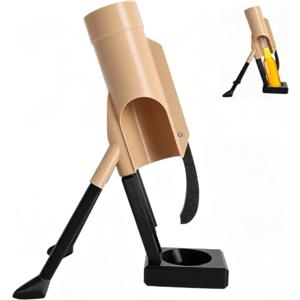 WOKICOR Apribottiglie Mortaio per Birra 1 Pezzo Apribottiglie di Birra divertente Apribottiglies Senza Sforzo Apribottiglies da Tavolo per Bar di Casa Scrivania Festa Regalo Uomo
