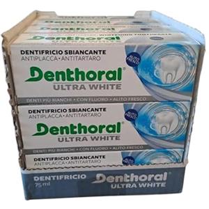 Denthoral Dentifricio Ultra White confezione famiglia da 12 pezzi