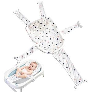 Auirshiky Cuscino Bagnetto Neonato,Riduttore vaschetta bagnetto neonato,Tappetino per il bagnetto Neonato,Rete Bagnetto Sedile Bagnetti,Materassino,Bagnetto Antiscivolo,per Bambino 0-2 anni (AA)