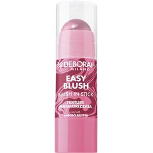 Deborah Milano, Easy Blush Stick, 03 Berry, con Burro di Mango, Texture Marmorizzata