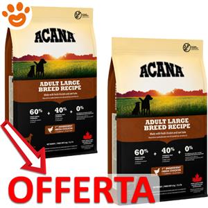 Acana Dog Adult Large Breed - Offerta [PREZZO A CONFEZIONE] Quantità Minima 2, Sacco Da 11,4 Kg