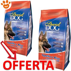 Monge Special Dog Agnello e Riso - Offerta [PREZZO A CONFEZIONE] Quantità Minima 2, Sacco Da 15 Kg