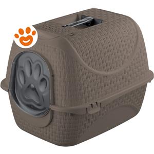 Bama Lettiera Privé Per Gatto (42x50x40cm) - Tortora