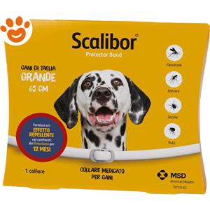 MSD Dog Scalibor (65cm) Collare per Cani Taglia Grande - Offerta [PREZZO A CONFEZIONE] Quantità minima 10 Confezioni