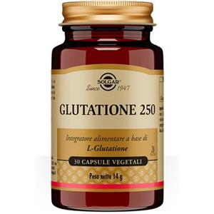 SOLGAR ITALIA Solgar Glutatione 250 30 Capsule - Integratore Antiossidante