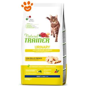 Natural Trainer Cat Urinary Pollo, Semi di Lino e Uova - Sacco Da 1,5 Kg