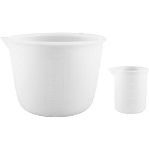 JRSHIRLEYLTD 2 misurini in silicone, 1000 ml/100 ml, in silicone, per miscelare resina epossidica, stampi per colata, ceretta, gomma siliconica, creazione di gioielli