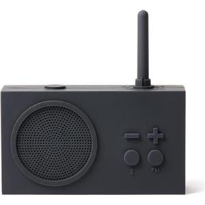 LEXON FM radio and wireless speaker TYKHO3 Wireless connection Dark Grey Bluetooth